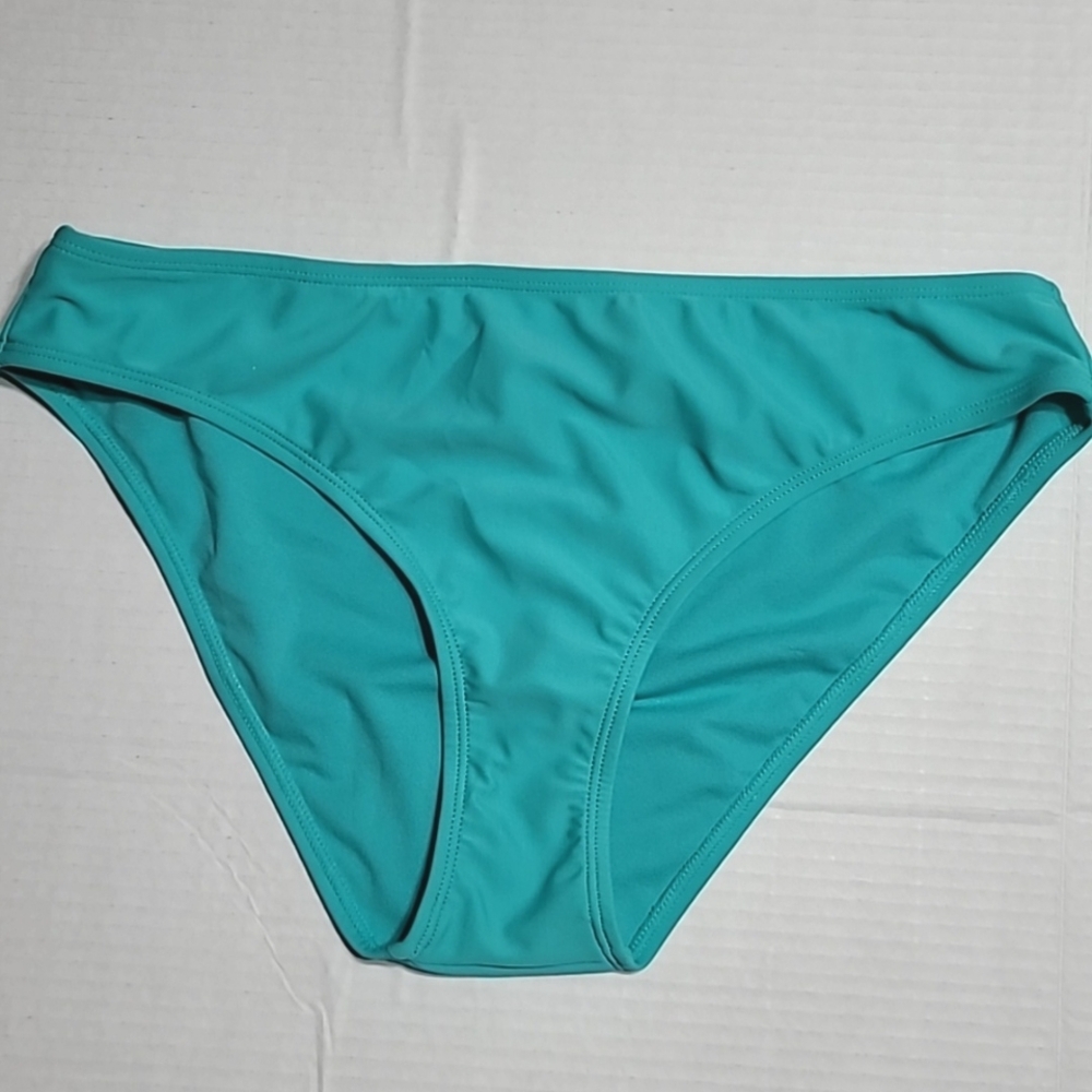 Shade & Shore, Bikini Bottoms, Size M (8-10), Teal Green